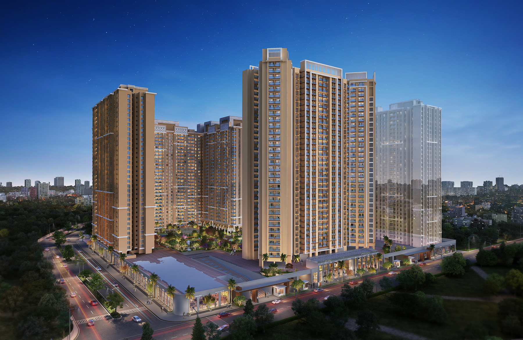 Dosti Willow Amenity Map